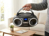 Portable CD Player 4W Speaker with FM Radio & AUX In V196-CD813B