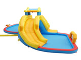 Keezi Inflatable Kids Pool Water Slide Splash Castle Football 622cmx542cm IOT-PARK-2750