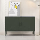 Artiss Buffet Sideboard Metal Cabinet - BASE Green AI-LOCKER-LD-GN