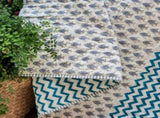 GOTS Certified Organic Cotton Reversible Baby Quilt V563-0005