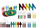 43Pcs Multimeter Test Lead Kit with 4MM Banana Plug, Alligator Clip, and Wire Piercing Probes V1192-AZ-W-20839