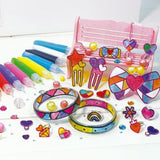 Colorato Trendy Jewellery Glass Art Deco - DIY Craft Kit for Kids Painting Set V274-TOY-KN-TAAC051-2