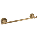 Towel Bar Copper Retro Space Saving 40CM Multifunctional Tilt Proof Single Towel Rack for Bathroom V1294-YM0901-3112230063312