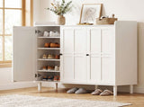 Artiss Shoe Rack Cabinet Storage Cupboard Adjustable Shelf White FUR-S-SHOE-112-WH-AB