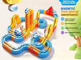 Magnetic Electric Train Set for Kids Ages 3-8, 100PCS Flexible Track Building Toy with Motorized V1107-819-78373-MLT2