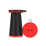 Camping Fishing Hunting Outdoor Chair Portable Folding Stool - Red V1308-DSZKI-712-3