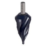 Step Drill Bit, 4.76 to 34.93 mm, 9.53 mm Triangular Shank, TiAlN Coating Cobalt High Speed Steel, V952-JTZT138INCHLOYO1B001V0