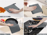 Homaxy 100% Cotton Waffle Weave Kitchen Towels - 4 Pack Soft and Absorbent Dish Towels - 16 x 26 V1258-DP02-F-126