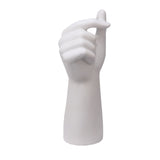 Table Vase White Color 10cm Long Ceramic Vases Decorative V1294-YM220927TW05-1-0421