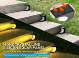 Solar Crescent Moon Step Light with Monocrystalline Silicon Panel, ABS & PS Construction, IP65 V1341-ZY-PZJK2NU7-12PCS-COOLWHITELIGHT