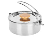 Stainless Steel Kettle Portable Folding Coffee Tea Pot for Outdoor Barbecue Camping Picnic V1294-YM0901-3111200245811