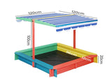 Bopeep Kids Wooden Sandbox 120X120CM KD1154