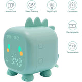 Cute Kids Alarm Clock, Multifunctional Adjustable Night Light Countdown Snooze Voice Control V1188-MS-227-1023
