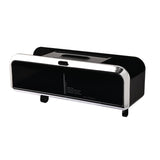Silver Frame Multi-Function Car Headrest Organiser - ABS Backseat Storage with Dual Cup Holders, V888-ELOSUNG57240