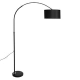 EMITTO Modern LED Floor Lamp Reading Black LI0384-BKBK_NZ