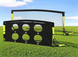 Everfit Pop Up Soccer Goals 2 Piece Set Target Net Kids Indoor Outdoor SN-B-PUP-21TT-YE