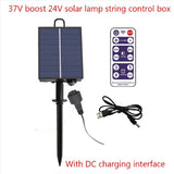 4X 1200mAh Solar Panel Control Box Kits Lithium Battery Panel for 3.7V 24V LED String Strip Lamp DC V1370-AZ4-10136