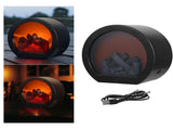 Fireplace Lantern Soft Light Energy Saving USB Rechargeable Simulation LED Flame Fireplace Lamp Home V1294-YM0626-3119230008011