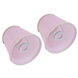 2PCS European Style E14 Lamp Shade Pink Lampshade for Chandelier Table Wall Lamps Home Decoration V1294-YM0710-3119210206111