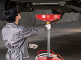 95L Waste Oil Drain Tank, Air Operated Portable Oil Drainer with Adjustable Funnel Height, V952-QDLSPYPJS25G11TPZ001V0