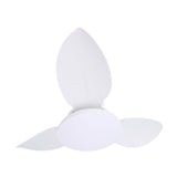 Ceiling Fan Light Flush Mount 25in Small Dimmable LED 6 Speed Quiet DC Motor for Patio Kitchen V1294-YM0901-3119250021012