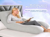 Maternity Pillow U-Shaped Pregnancy Pillow Pregnancy Body Pillow Breastfeeding - Black - Size V1106-115-35883-BLK-70-130CM