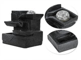 Tabletop Rockery Water Fountain Ornament for Indoor Feng Shui Home Office Table Decoration V1294-YM0901-3111200208811