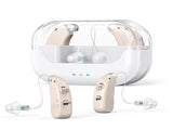 Rechargeable Hearing Amplifier with Charging Case Compact Sound Enhancer for Daily Use, Noise V1107-CS-BTFS905