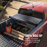 Truck Bed Cover, Roll Up Truck Bed Tonneau Cover, Compatible with 2014-2024 Chevy Silverado / GMC V952-JQSKCHBXGJQSXY6WBV0