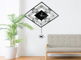 Modern Wall Mounted Clock Pendulum Hanging Clock Home Office Decor V1294-YM0901-JY20640
