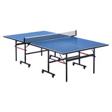 Ping Pong Table Foldable Table Tennis Game Table Indoor with Clamp Net V952-DZDTZDPPQZ12A94CKV0