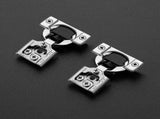 10 piece set of kitchen cabinet soft close hinges, 3/4 inch overlay, stainless steel hidden hinges V1366-AZ2-W-14369