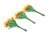 30pcs Artificial Tulips Flowers Innovative Simulation Hand Crafted PU Fake Tulips for Home Wedding V1294-YM0706-3115230083611