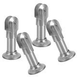 4Pcs Durable Stainless Steel Bathroom Partition Support Frame for Public Restroom Use V1192-AZ-W-31534