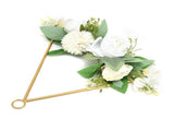 Floral Hoop Metal Ring Wreath Artificial Wall Hanging Wreath for Wedding Home Coffee ShopTriangular V1294-YM0901-3115210112712