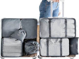 8pcs Packing Cubes for Suitcases Travel Compression Organizer for Clothes, Shoes & More V1263-JX-4340
