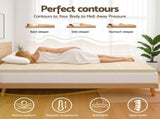 Giselle Bedding Latex Mattress Topper, 5cm Thick Cooling Bed Pad for Side Sleepers Pain Relief, 7 TOPPER-LT-K-5