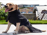 Dog Coat - Warm Coat for Dogs - Reflective Dog Coat with Fur Collar - Back Length 40cm - Dog Weight V1188-MS101-02140-1