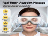 Livemor Eye Massager with Heat & Vibration 180&deg Foldable Electric Eye Heat Mask with Bluetooth EYE-MASSAGE-01-WH