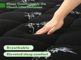 800GSM Mattress Topper Viscose Derived from Bamboo, Thick Pillowtop Fitted Mattress Cover with 45cm V1317-HB-TOP-AUD-CL-HEI