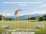 Arch Stand, Set of 3, 1.8/1.5/1.2 m, Stable Structure, Easy Assembly, Gold Metal Arch V952-BYDGMJSJT6FTQCA1U001V0