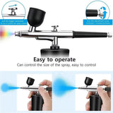 New Airbrush KIT Cordless Rechargeable Compressor Airbrush Set, Automatically Handles Model V1192-AZ-W-29490