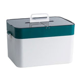 Medicine Storage Box, Portable Medicine Cabinet Organiser With Lids, Multipurpose Medical Box, Empty V1366-AZ2-W-12574