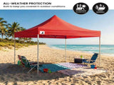Wallaroo 3x3 PopUp Red Gazebo Marquee Outdoor Tent GAZ-POP-3X3-RD