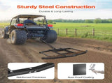 Drag Harrow, 66" Width Tow Behind Drag Harrow, Q235 Steel Driveway Grader with Adjustable Bars & Pin V952-QYP66INCHESQIYRIOV0