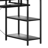 Levede Office Gaming Computer Desk Black DH1054-BK