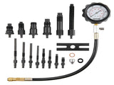 Diesel Engine Compression Tester, 18 pcs Cylinder Pressure Test Tool Kit, with 0-1000 psi Gauge and V952-QCQGYLCSYCY0OQGECV0