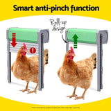 Giantz Automatic Chicken Coop Door Opener Cage Closer Timer Light Sensor FIK-COOP-DOOR-H37