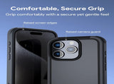 Aukey Urban Guard Elite Magnetic Hard-Shell iPhone 15 Pro Phone Case - Dark Gray V1089-LLTSN1049791