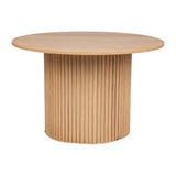 Luxe Ribbed Round Coffee Table Wooden V264-TAB-723C-NTR-NA-1